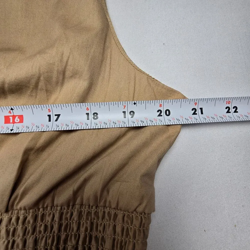 NWT Anthropologie Tommie zip-front midi dress. Size XL. Ret. $178. 100% Cotton - Picture 7 of 11